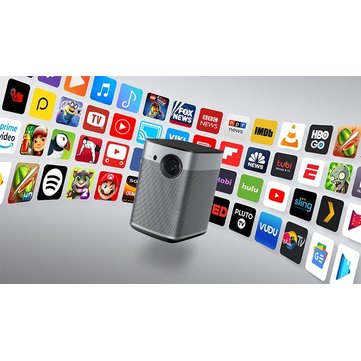 XGIMI Halo DLP Projector 1080P Support 4K Resolution 2GB 16GB Android 9.0 17100mAh Battery Google Assistant Home Theater Projector