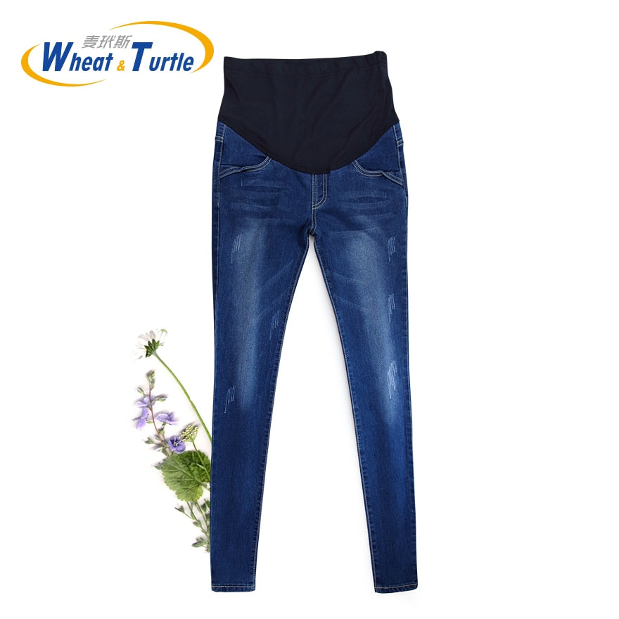 Maternity Jeans Pregnancy Clothes Denim Overalls Skinny Pants Trousers Clothing For Pregnant Women Plus Size