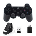 DATA FROG 208 Wireless Bluetooth 2.4G Gamepad Ergonomic Joystick Game Controller for PS3 Android Phone TV Box