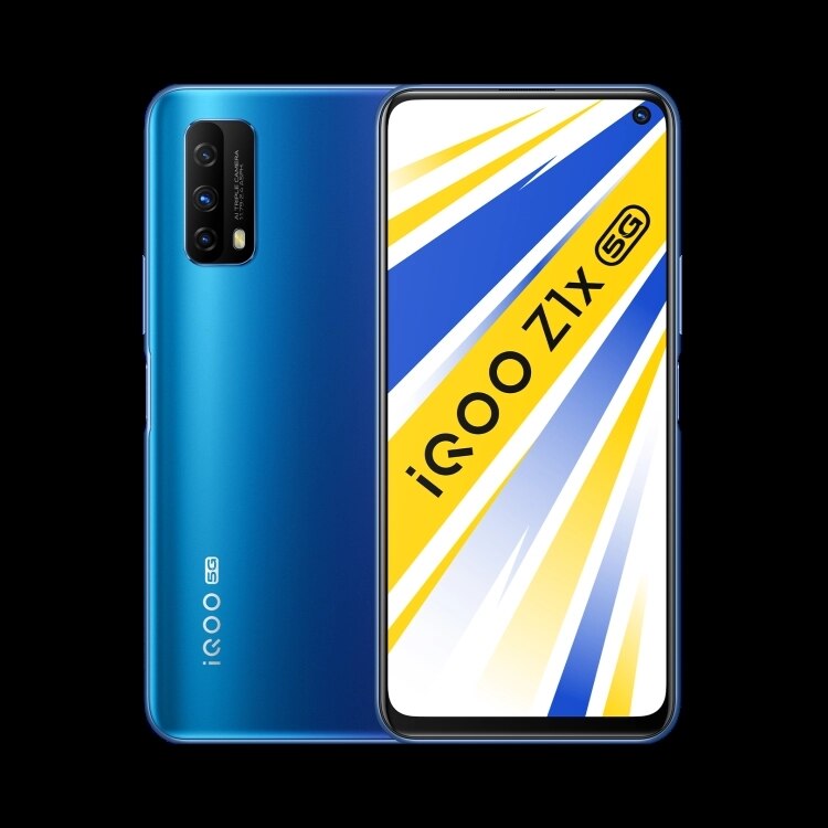 Vivo iQOO Z1x 5G Smartphone - 120Hz Snapdragon 765G 48 MP Android 11