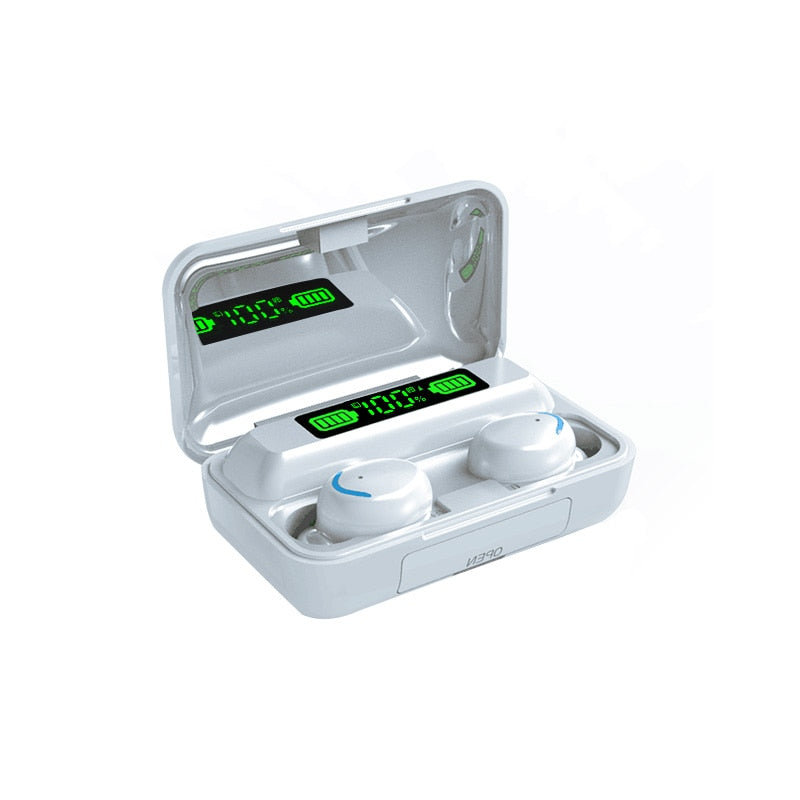 Oringinal F9-V5.0 Bluetooth 5.0 Earphones TWS Fingerprint Touch Headset HiFI Stereo In-ear Earbuds Wireless Headphones for sport