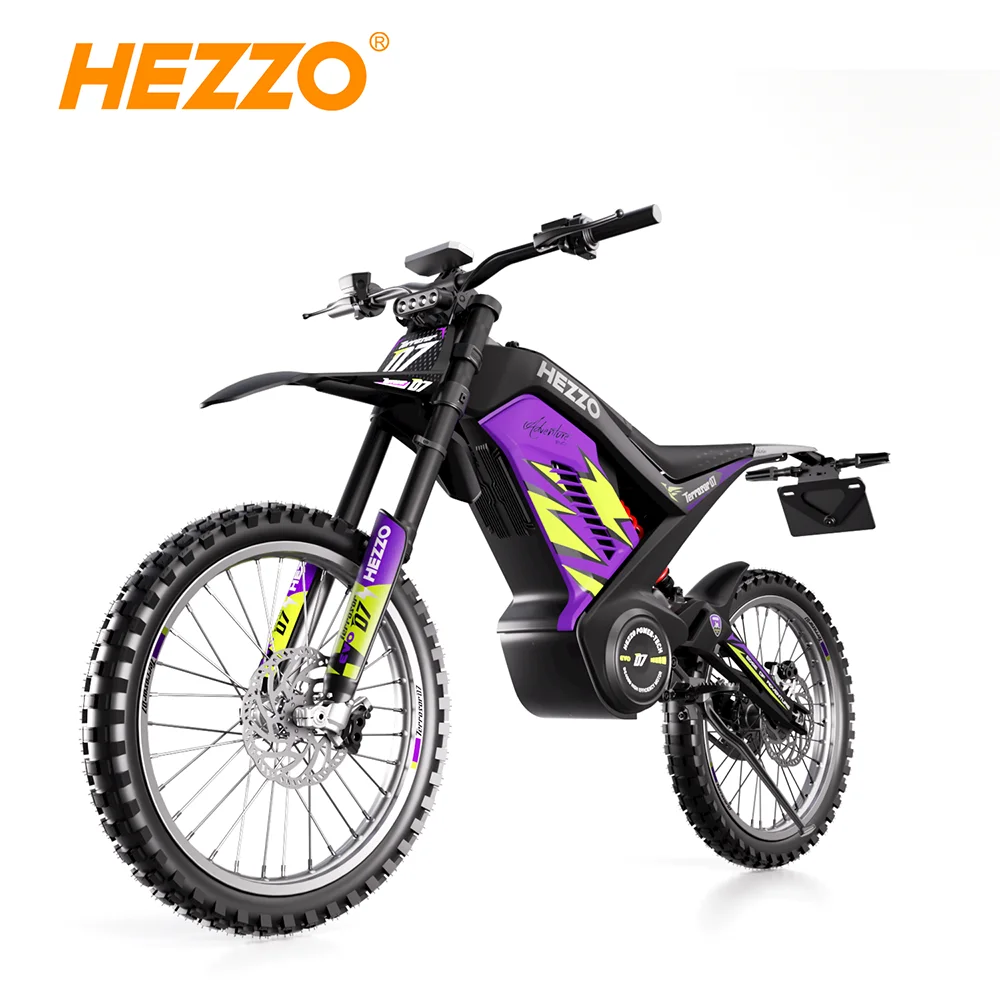 STLF Low Price 72v 8000W Mid Drive Ebike 389N.M 50Mph Powerful E Dirt Bike 35Ah Off Road Ebike Electric Motorbike Electric Dirt