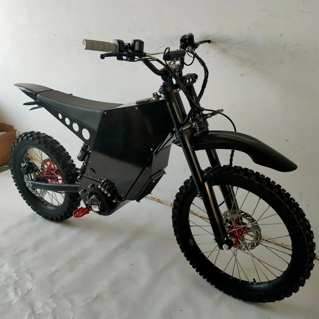 72v 18000w Mid Drive 120kmh Electric Motorcycle Ebike Powerful 200A Output Controller High Carbon Steel Frame Electric Dirt Bike
