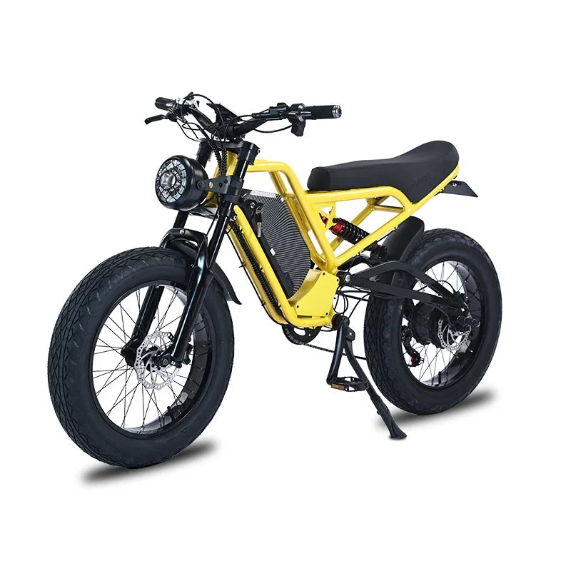STLF US Ready Stock Akez Cafe Racer Electric Dirt Pit Mountain E Bike 1500W Fat Tires Ebike Electric Cruiser Adult USA Warehouse