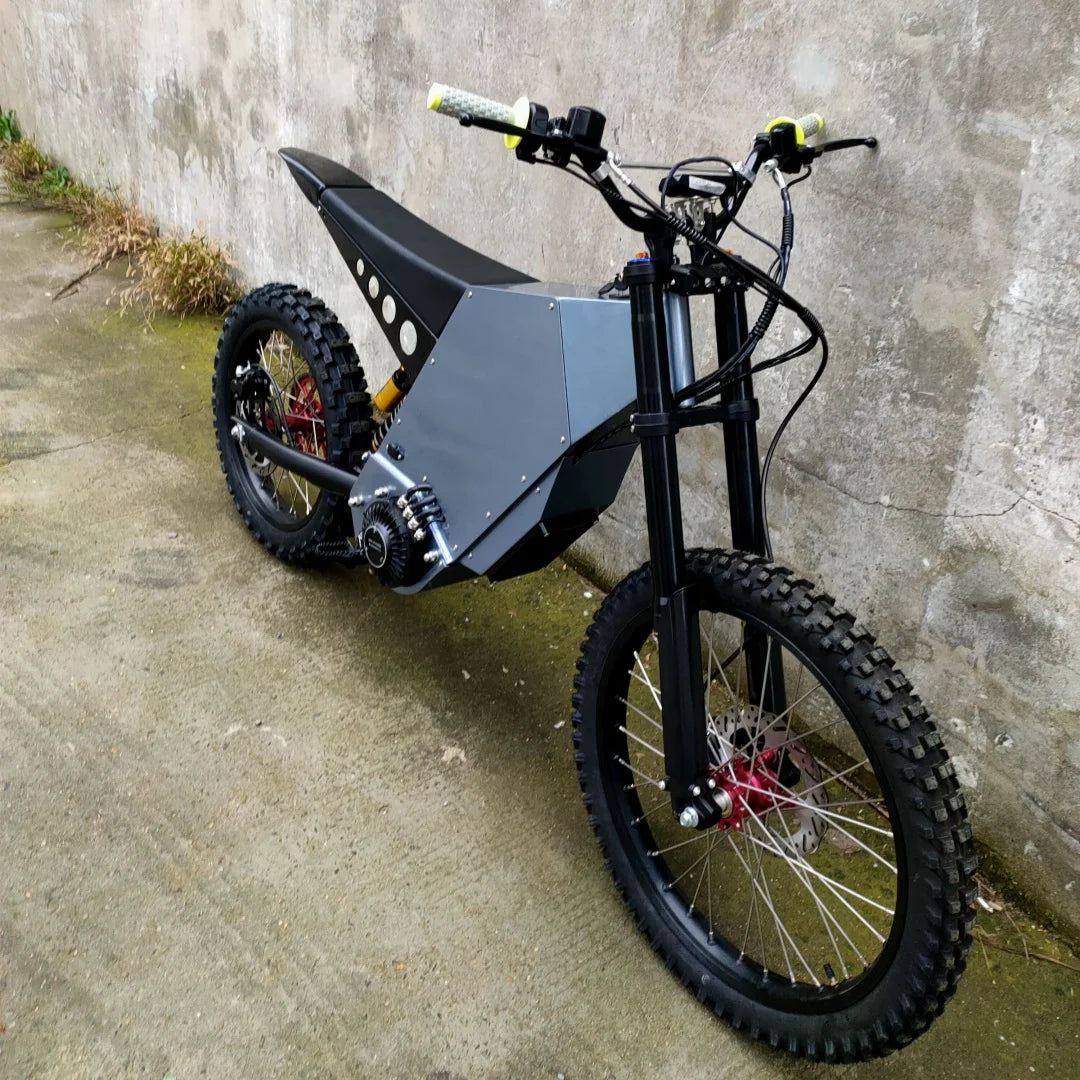72v 18000w Mid Drive 120kmh Electric Motorcycle Ebike Powerful 200A Output Controller High Carbon Steel Frame Electric Dirt Bike