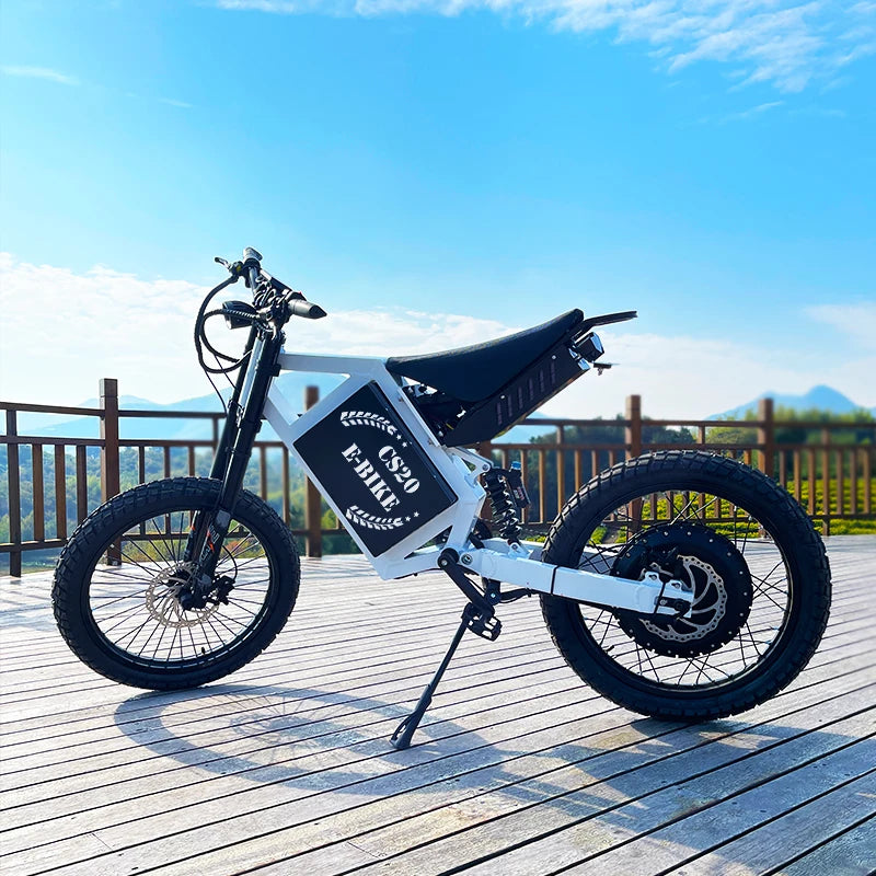 2025 Popular 72V CS20 Electric Bicycle EBIKE 12000w/15000W  Pitbike Electric Dirt Bike