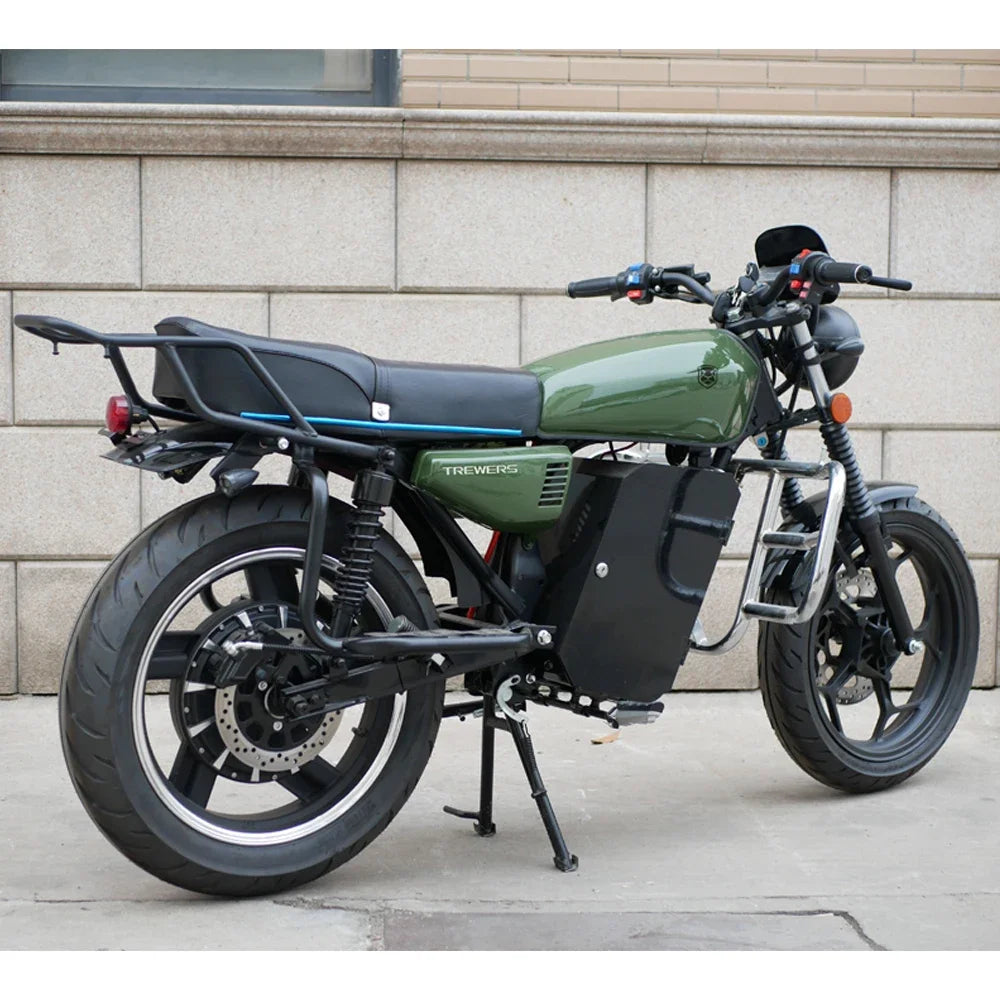 72V Off Road 2000W 3000W 5000w E Motorcycle Top Speed CE Adult Electric Motorbike With Two Seat