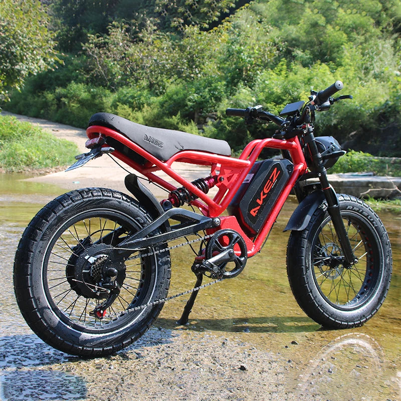 STLF Practical Hot Sale Electric Mountain Fatbike Affordable 20-Inch Fat Tire E-Bike Electric Dirt Electric Bicycle