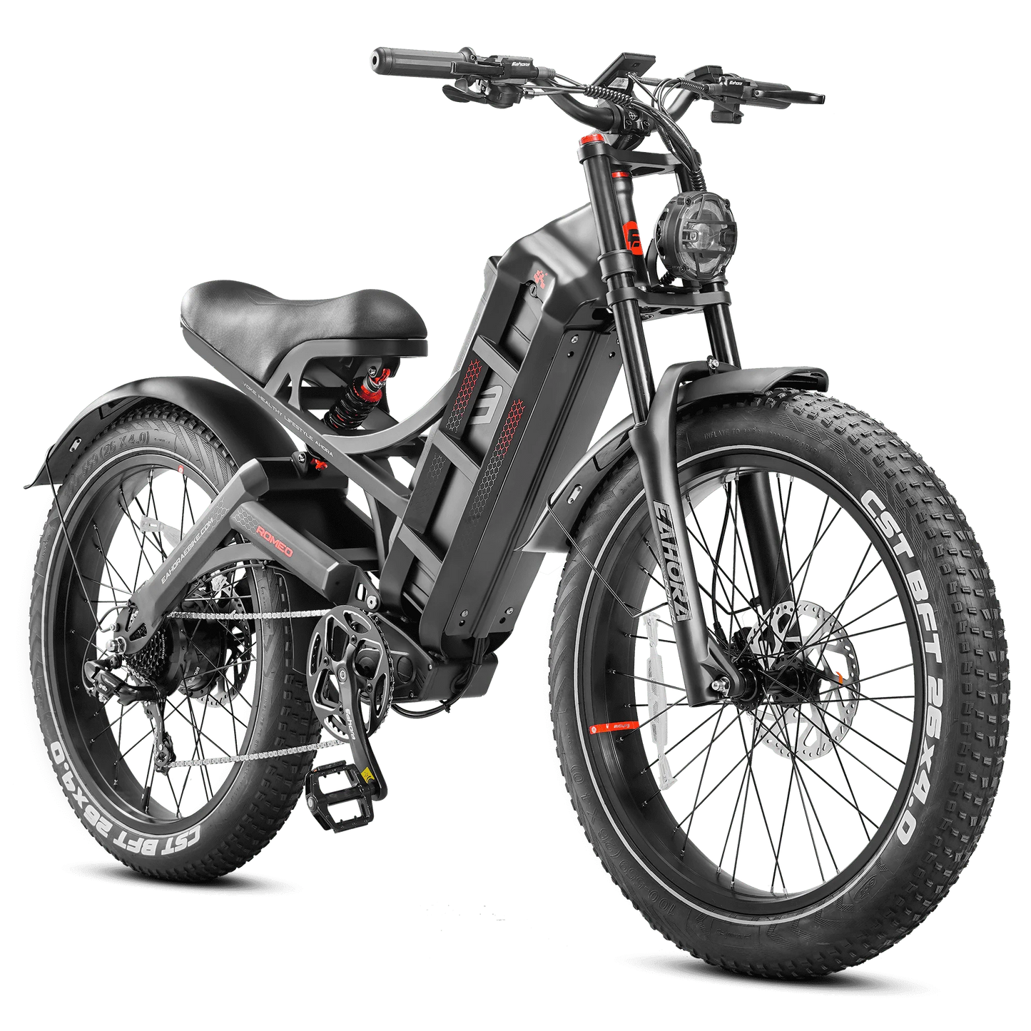 STLF Eahora Romeo Pro High-power Fatbike Ebike Electric Fat Tire Mountain E Hybrid Road Cargo Dirt Bike Bicycle Adult