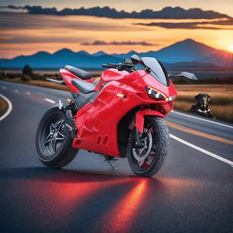 Zuimi HAMA 8000W Peak Electric Dirt Bike For Adults, 72V Off-Road Motorcycle 150km/h High Speed, 45AH Long Range Adult Racing E-