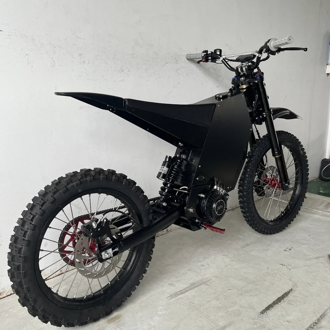 2025 New Super Powerful 18000W MDX-30 E Dirt Bike 75Ah Long Range Battery 72V 120KMH 75MPH Fast Electric Central Motor Bike