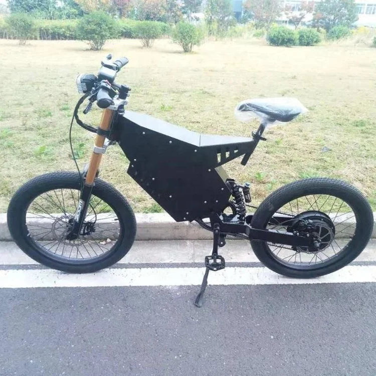 21 inch Motorcycle Wheel  E bike 72v 8000w Dirt Electric Hybrid  Bike with Phone Holder