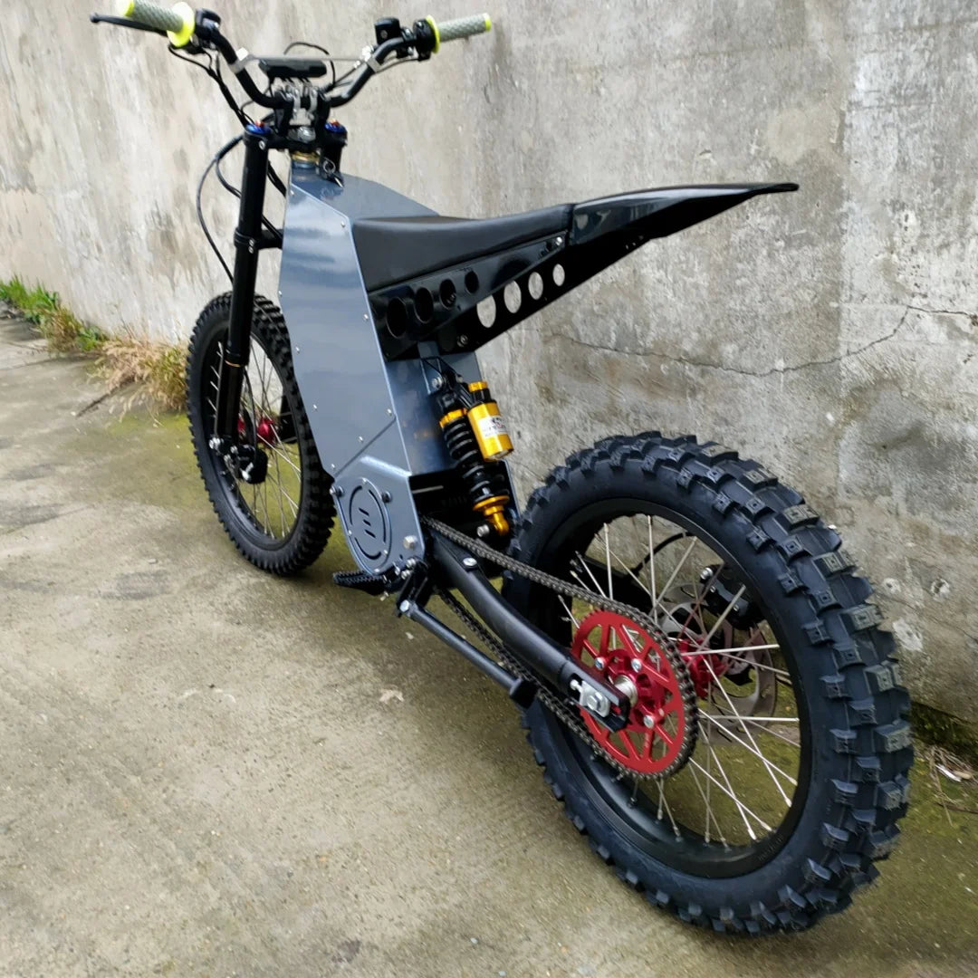 72v 18000w Mid Drive 120kmh Electric Motorcycle Ebike Powerful 200A Output Controller High Carbon Steel Frame Electric Dirt Bike
