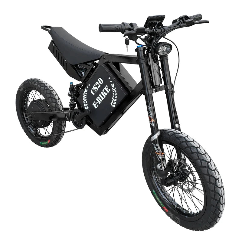 2025 Popular 72V CS20 Electric Bicycle EBIKE 12000w/15000W  Pitbike Electric Dirt Bike