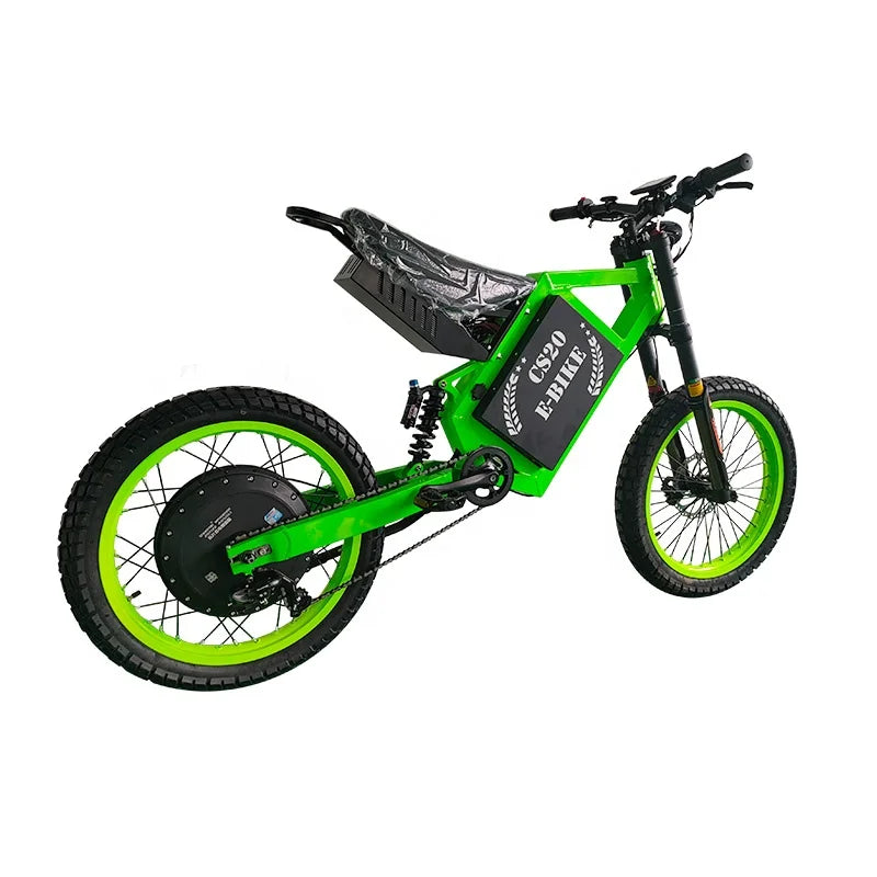 2025 Popular 72V CS20 Electric Bicycle EBIKE 12000w/15000W  Pitbike Electric Dirt Bike