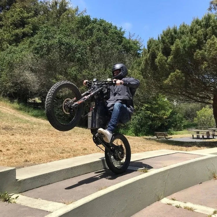 72v 100km/h Mountain Dirt E Bicycle Endurance Ebike Inivisble 6000w High-speed Electric Bike