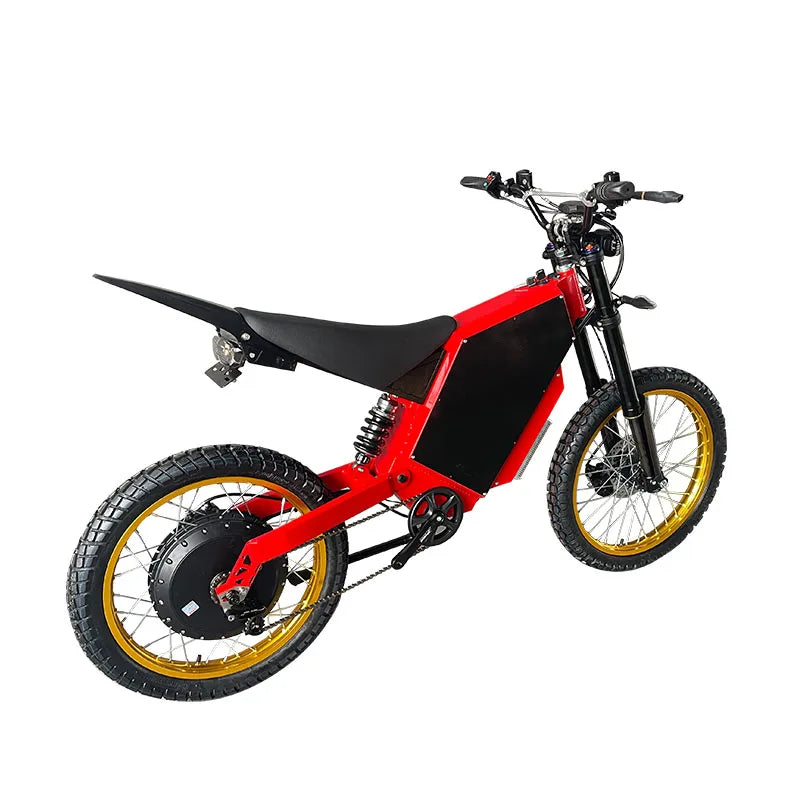 72V 15000W QS Motor 75ah E Bikes 120kmh 200A Powerful Controller Fast Speed Big Wheel Motorcycle Electric Dirt Bike for Adults