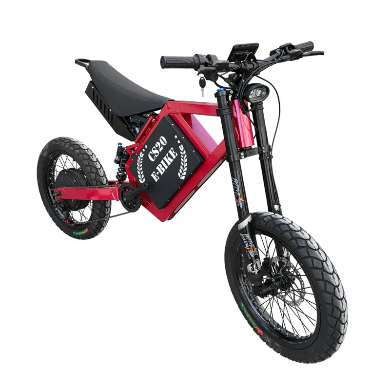 2025 Popular 72V CS20 Electric Bicycle EBIKE 12000w/15000W  Pitbike Electric Dirt Bike