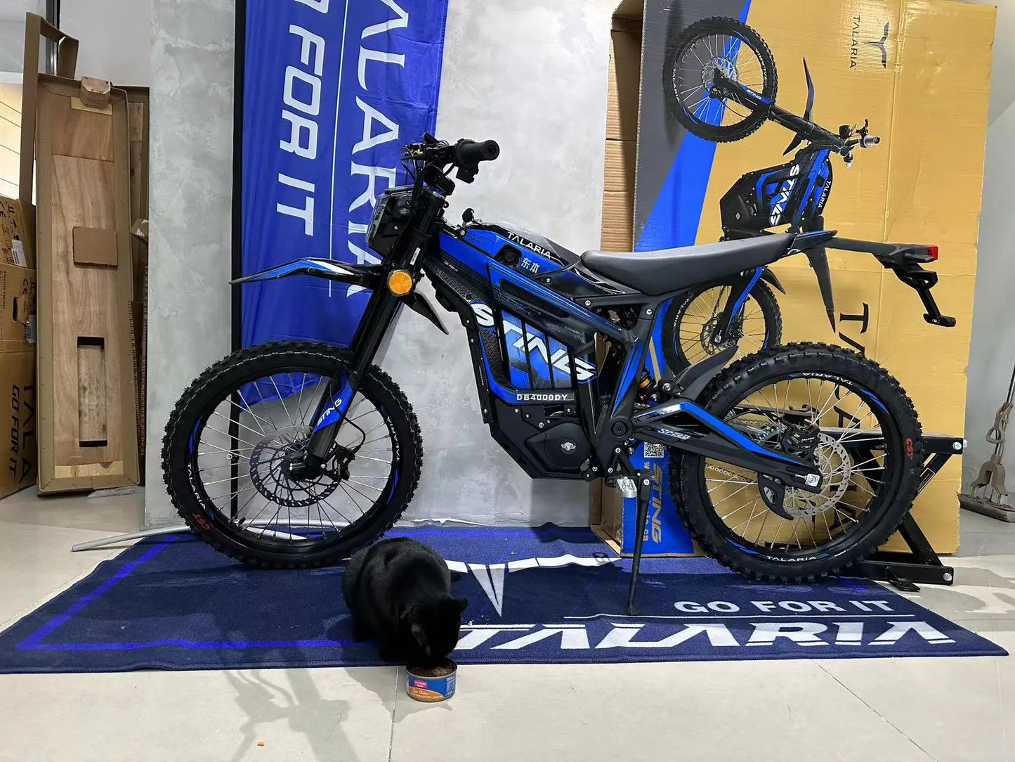 Talaria MX4 Sting R 60v 8000w Emtb Retro Hybrid Bike Ebike Road Dirt E Bike 45ah Motocross Bike