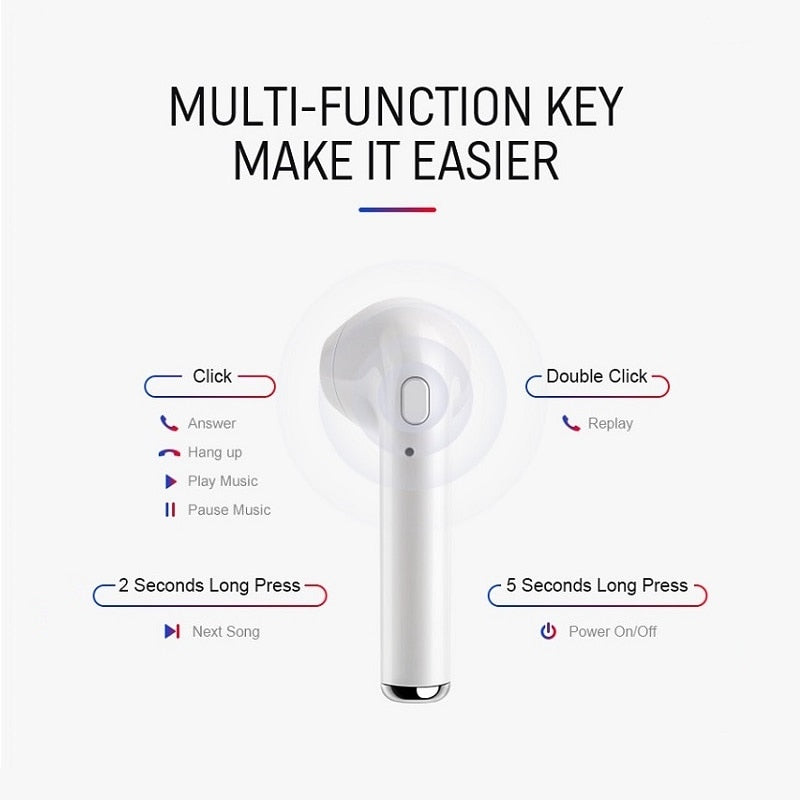 Bluetooth headphones with charging microphone