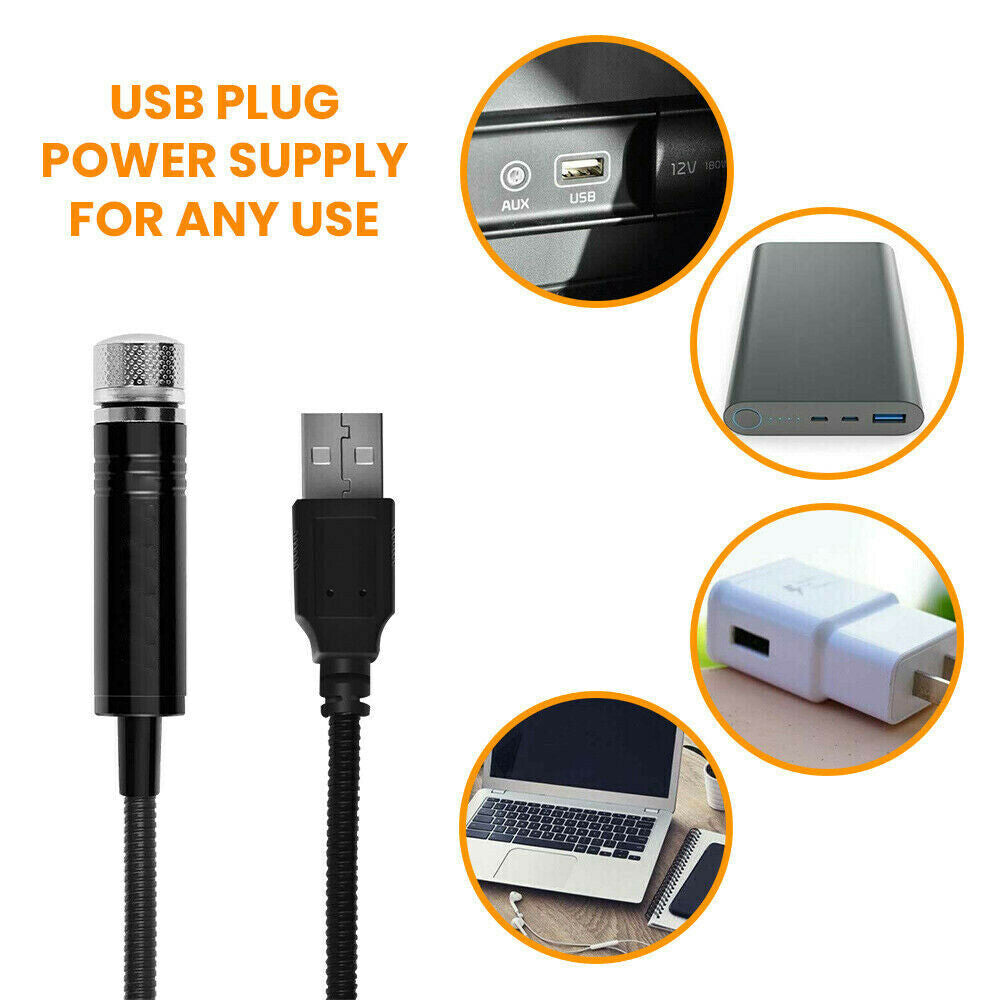 USB Car Interior LED Light