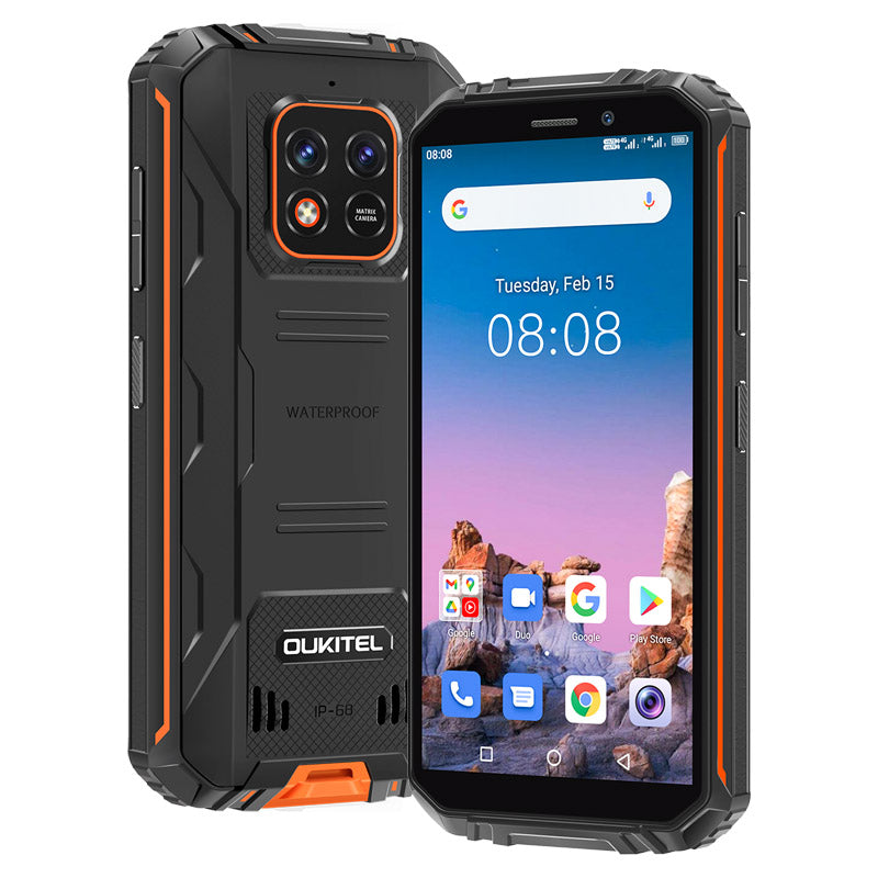 OUKITEL WP18 Android 11 IP68 Waterproof Smartphone 48MP sensor 256ROM+6GB RAM