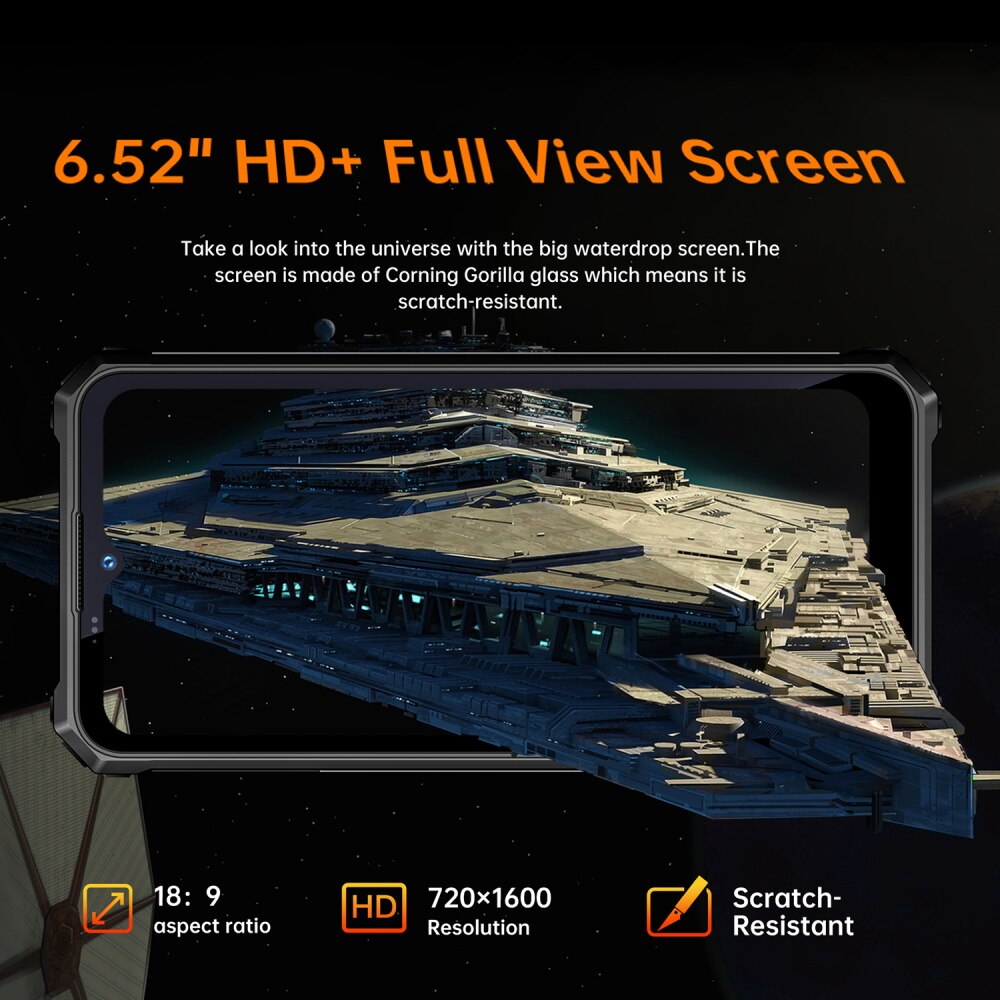 OUKITEL WP15 Smartphone Octa Core Android 11 6.5 Inch HD+ 48MP Camera