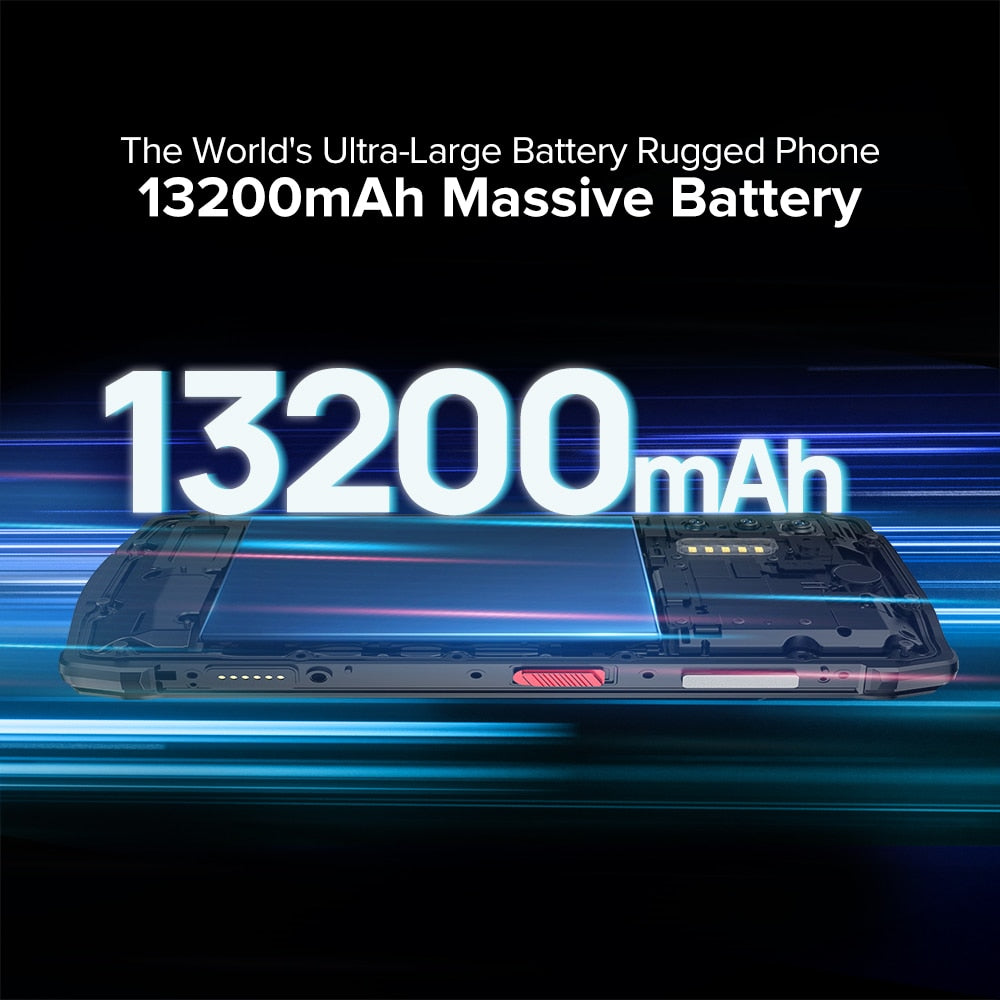 Ulefone Power Armor Rugged Phone 256GB Android 11 Waterproof Smartphone 6.81”