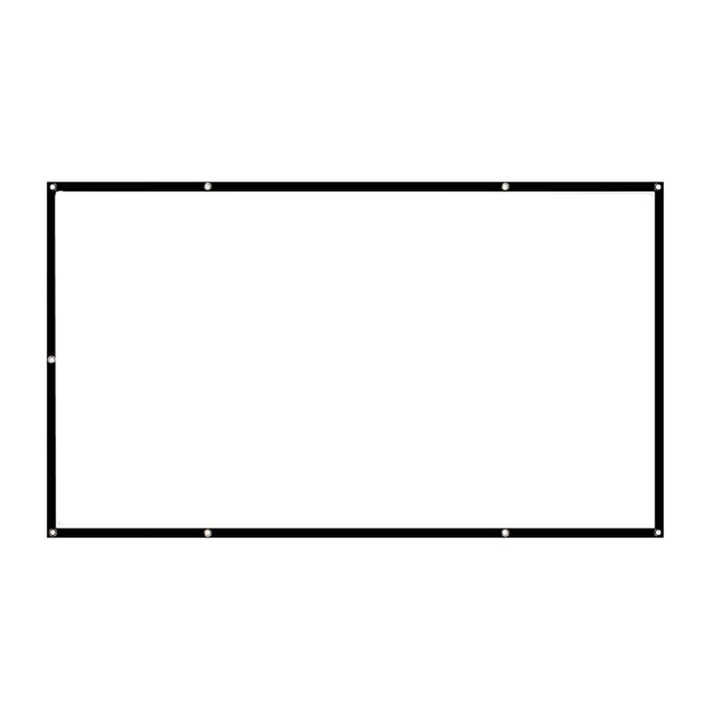 LEJIADA projector simple folding screen portable home outdoor KTV office 3d HD projector screen projection screen