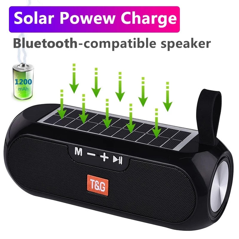 Solar charging Bluetooth-compatible Speaker
