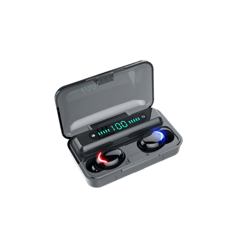 Oringinal F9-V5.0 Bluetooth 5.0 Earphones TWS Fingerprint Touch Headset HiFI Stereo In-ear Earbuds Wireless Headphones for sport