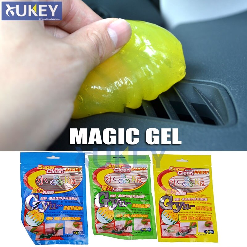 Car Keyboard Cleaner Glue Gel Interior Panel Air Vent Outlet Dashboard Dust Magic Cleaning Tool Laptop Sponge Mud Remover