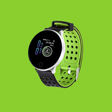 XANES® B12 1.3in Touch Screen IP68 Waterproof Smart Watch HR BP Monitor Fitness Sports Bracelet